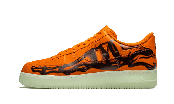 Nike Air Force 1 Low Orange Skeleton Halloween (2020)